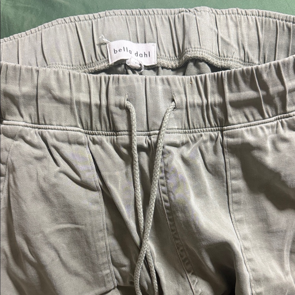 Bella Dahl Light Gray Drawstring Trousers